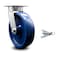 Service Caster 8 Inch Kingpinless Solid Poly Wheel Swivel Caster with Swivel Lock SCC SCC-KP30S820-SPUR-BSL - alternate 1